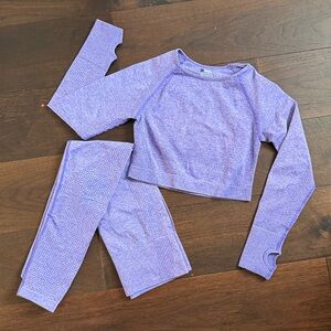 Savvi: Seamless Workout Set - Purple